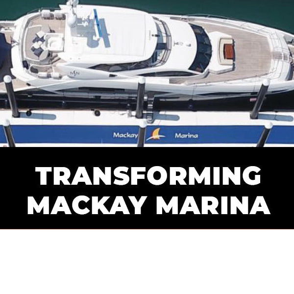 Commercial Logo Mats Installed at Mackay Marina