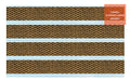 Product shot of Aluminium Architectural Mat with Camel Superguard Inserts for commercial buildings. A good substitute for Coir.