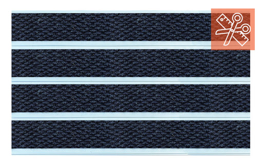Full product image of Denim Superguard Inserts in Aluminium Architecture Mat - Made to Measure