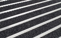 Close up Product image of Aluminium Architectural Mat with Charcoal Inserts - Made to Measure