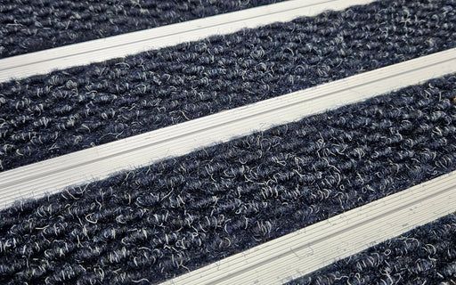 Close up mage of Denim Superguard Inserts in Aluminium Architecture Mat