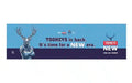 Full image of the Bar Mat used for a special promotion for  a sports event.