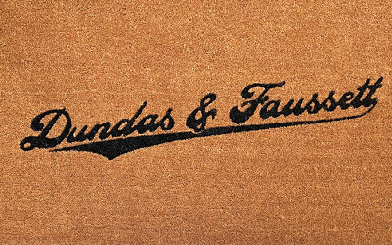 Coir Logo Inlay Mat - Natural - Custom Size
