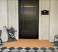 Insitu product image of natural coir matting at front entrance of house