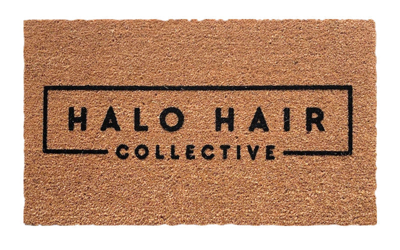 Coir Embossed Logo Mat