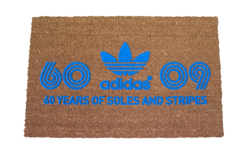 Full Product image of Coir Embossed Logo Mat with Process Blue Embossed Logo