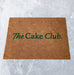 Full product image of Coir Embossed Logo Mat with Dark Green Embossed Logo for retail store 