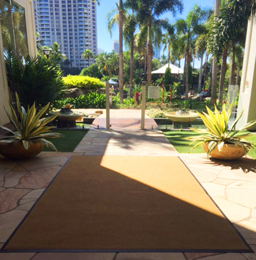 Coir Matting with edging at Hotel