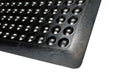 Corner image of the bevelled edges for enhanced safety and no trips or slips. The Mat Group AUS.