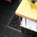 Example image of black ramp on 24/seven interlocking mat - holes
