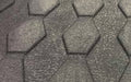 Close up product image of black, rubber Livestock Incline Mat