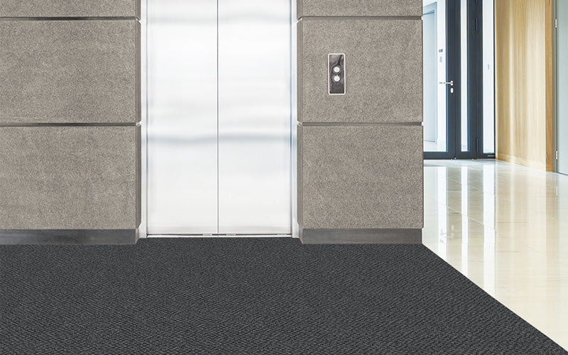 Insitu image of the obex tile loop used in front of an elevator