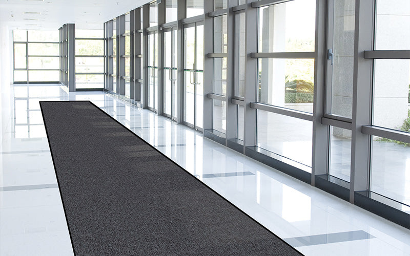 insitu image of the obex tile loop used in a building hallway