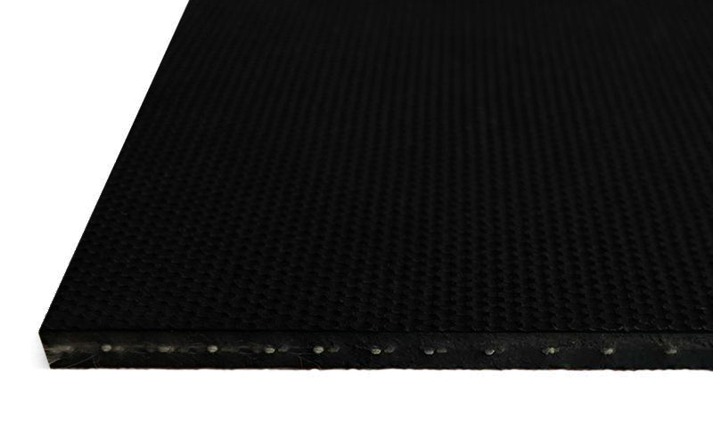 side profile of Ply Insertion Grip Rubber