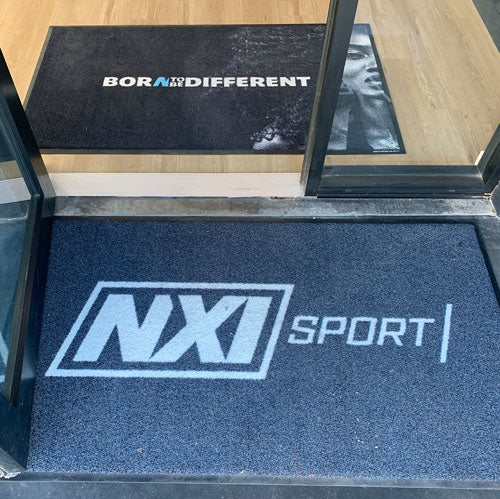 Insitu product image of PrintScraper Logo Mat at entrance