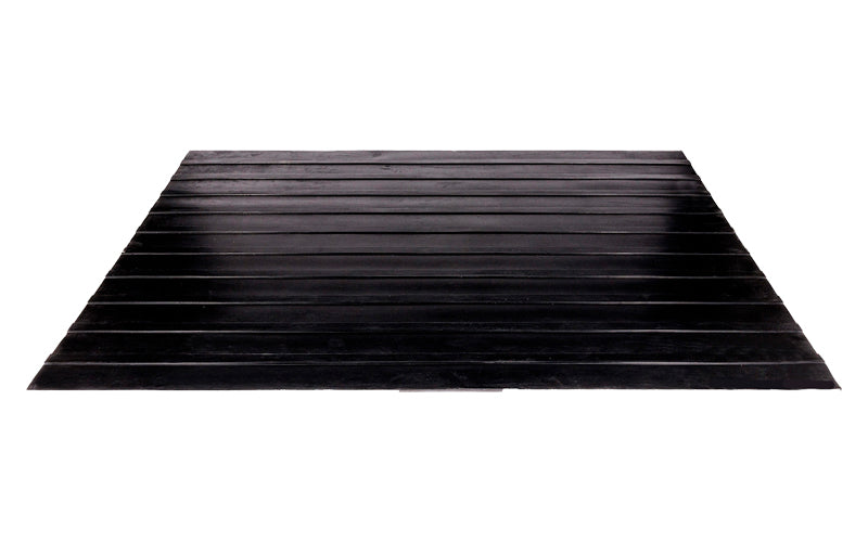 Full product image of black rubber ramp mat 