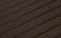 Close up of the ribbed pattern which reduced floor hardness