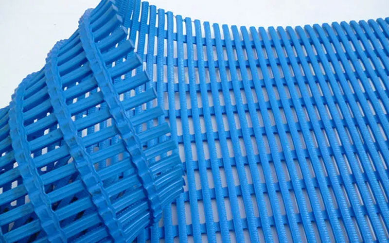 Flipped Product image of Safety Grip Solid Matting in blue