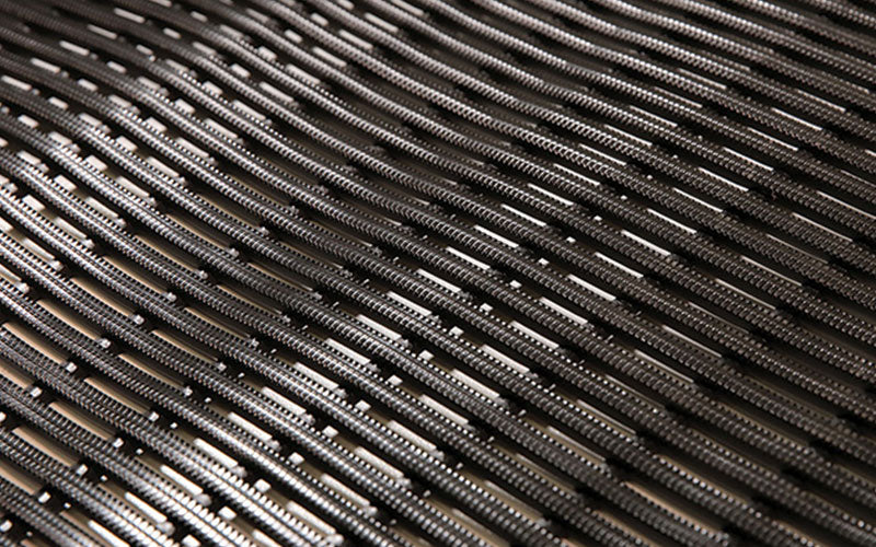Close up product image of black, PVC Safety Grip Tubular Mat
