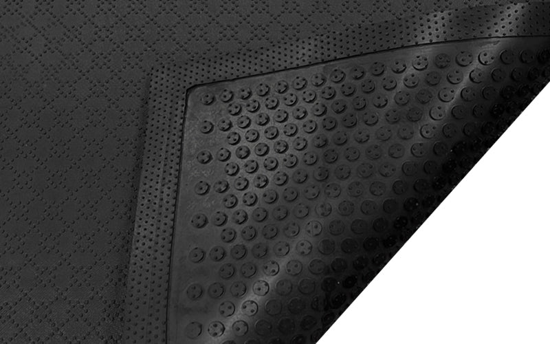 Flip product image of Safety Scrape Matmade of black nitrile rubber