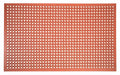 Full product image of the nitrile rubber terracotta safewalk mat