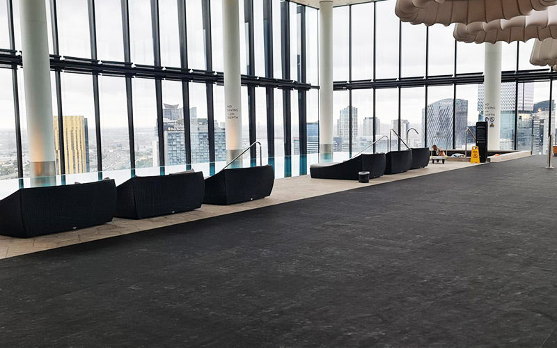 Smartgrip Mat Roll used in hotel pool area