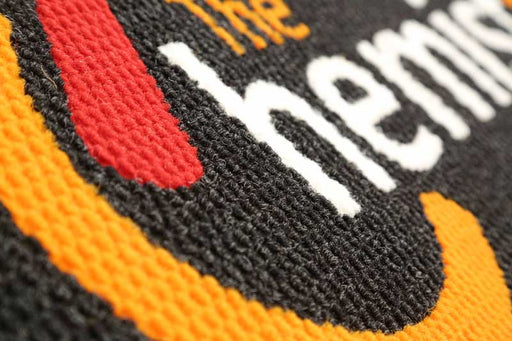 Close up product image of polypropylene Superguard Logo Inlay Mat suitable for entrances