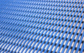 Close up product image of blue, Tubular PVC Matting
