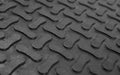 Close up image of the blue textured Comfort Scrape Mat