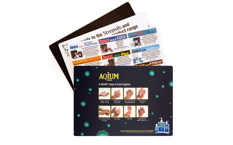 Examples of the multiple uses and ways the Counter Ad Mat 3mm can be used.