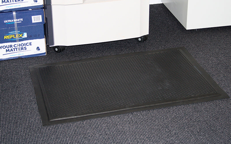 Insitu image of the happy feet grip top perfect for indoor high foot traffic.