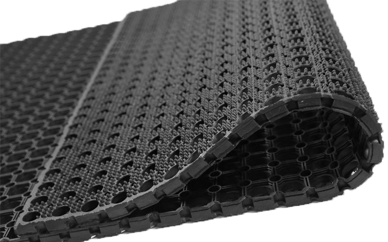 Side view of the honeycomb heavy duty mat.