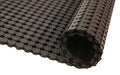 Front and back of the multipurpose runner roll that has a studded back.