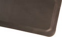 Corner image of the bevelled edges of the mat.