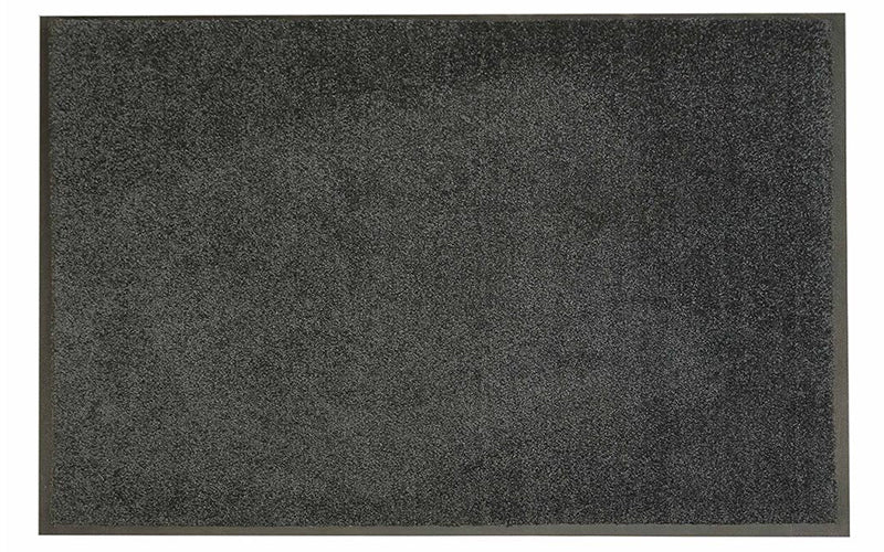 Full product image of charcoal, Entry Plush Mat made for commercial and residential entrances