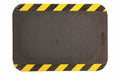 Full product image of rubber  Hog Heaven Industrial Mat with black and yellow safety border