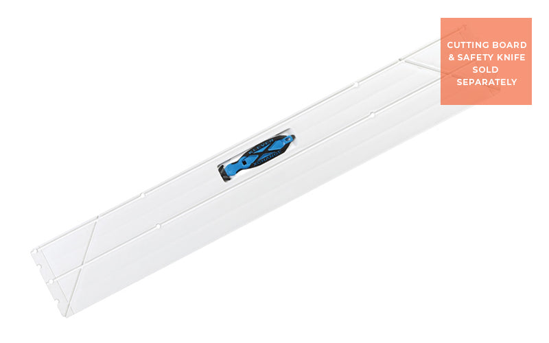 Full Product image of Cutting Board and Safety Knife used to cut and shape Smartgrip Matting
