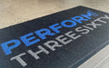 Insitu product image of vinyl SpiralLoop Logo Inlay Mat at business entrance